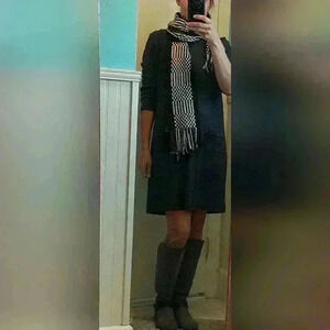 J. Jill Ponte Knit Dress with Pockets, Size Medium, Comfort & Timeless Style